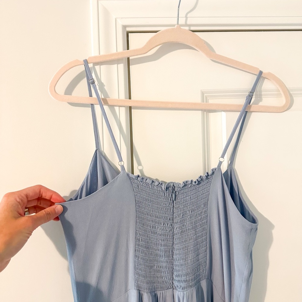 Reformation Light Blue Midi Slip Dress - Picture 7 of 8